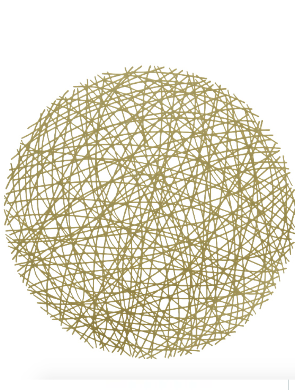 Mesh Gold Placemat