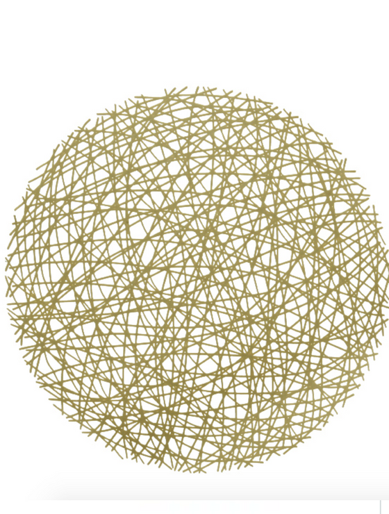 Mesh Gold Placemat