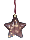Micro 15 Led Star Maroon