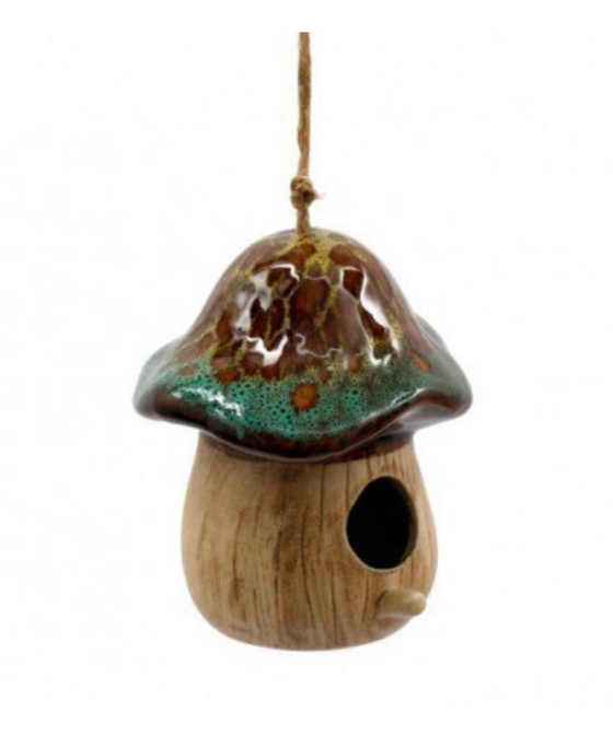 mushroom shape bird house