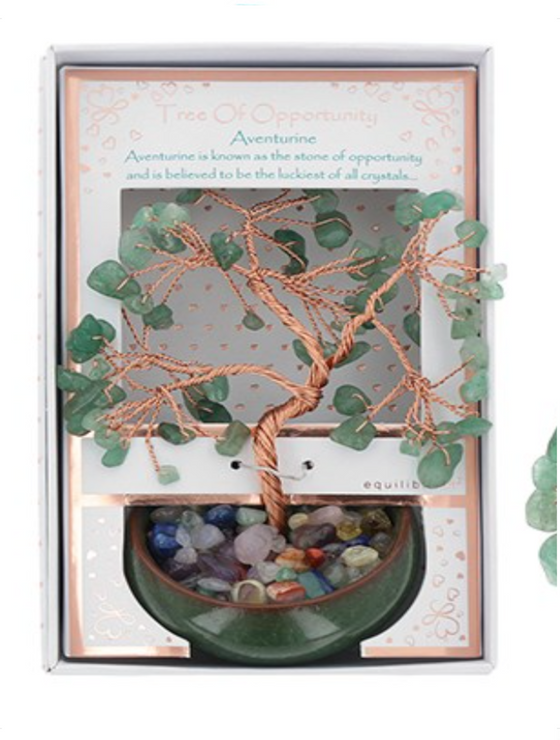 Ornate Chakra Tree Aventurine Green