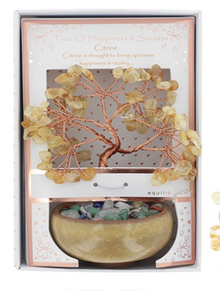  abundance crystal Ornate Chakra Tree Lapis Citrine Yellow