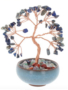  Ornate Chakra Tree Lapis Lazuli Blue