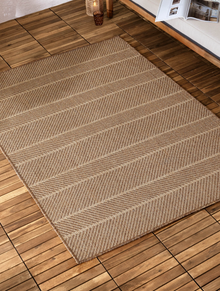  Pentle Jute Effect Indoor/Outdoor Rug Natural - Natural / 120 x
170cm