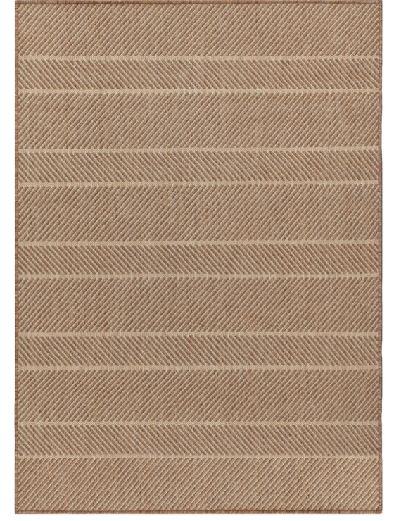 Pentle Jute Effect Indoor/Outdoor Rug Natural - Natural / 120 x
170cm