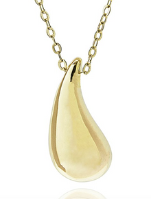  Raindrops Droplet Gold Plated Necklace