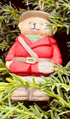 red Hanging Bauble Bear