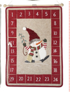 Santa & Snowman Hanging Fabric Advent Calendars