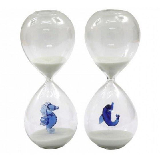 seahorse dolphin sand timers