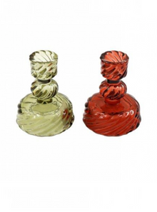  Small Glass Candle Holder