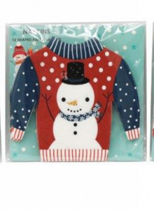  Packs of Twelve Christmas Jumper Napkins