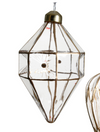 Bauble Glass With Gold Lines