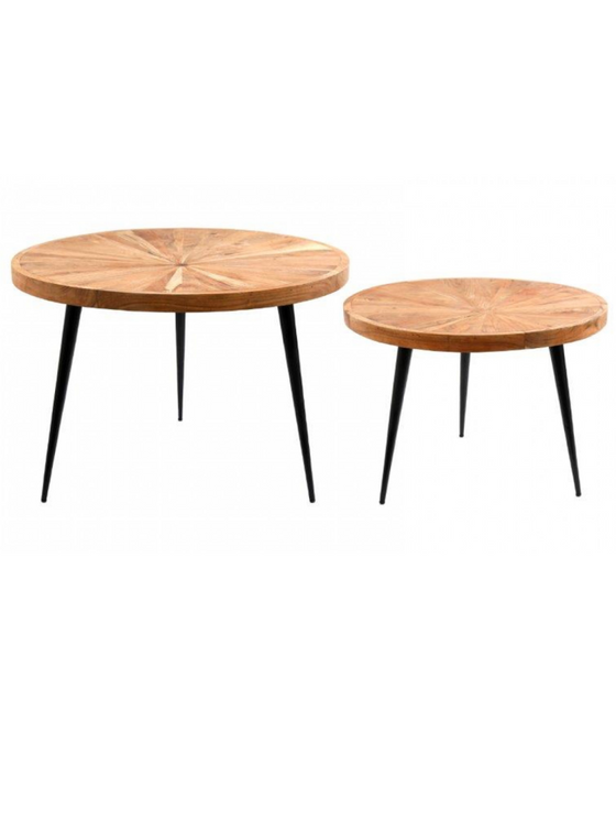 Small Round Sun Design Table