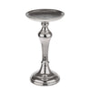 Mercury Tall Silver Candle Holder