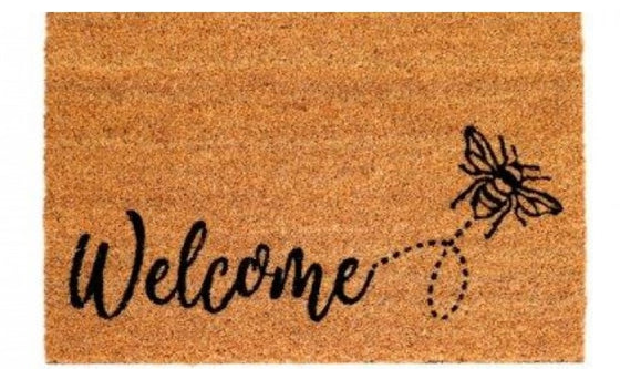 Bee Doormat WELCOME