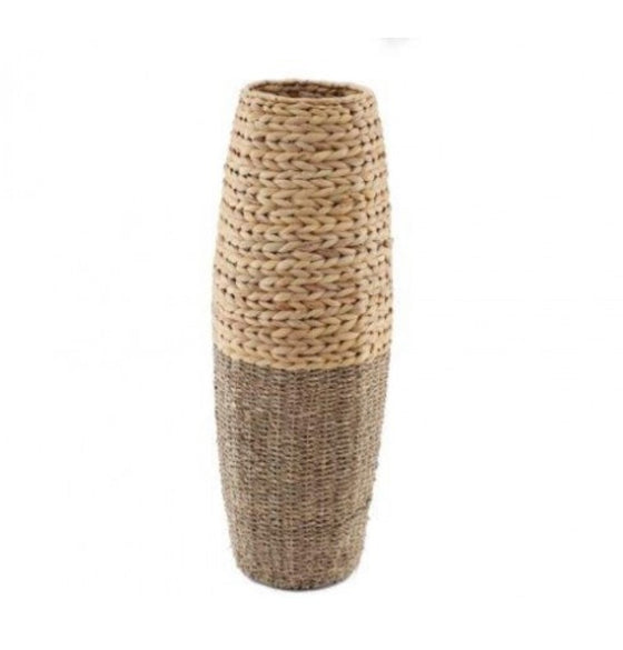 Bamboo Vase With Seagrass