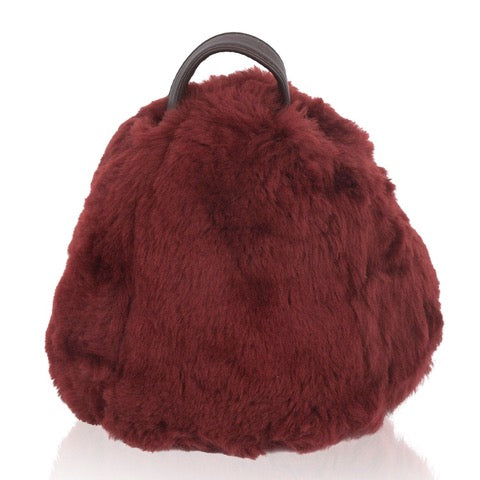 Luxury Sheepskin Doorstops Bordeaux