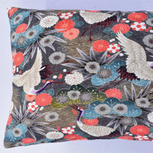  Crane Cotton Velvet Cushion Cover 50 x 50 cm