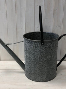  Embossed Daisy Design Zinc Watering Can