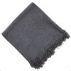 Faux Thick Mohair Throw Slate