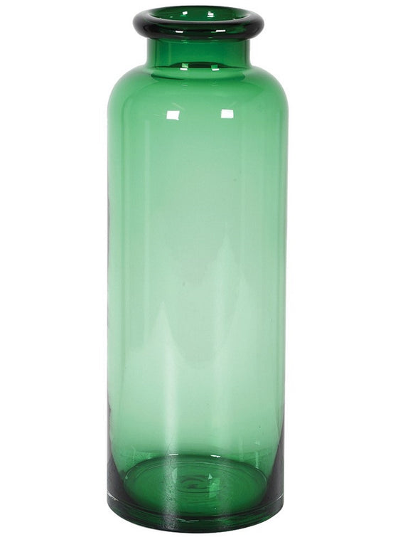 Forest Green Bottle Vase
