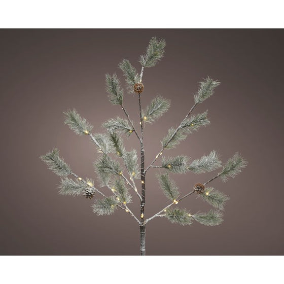 LED Pinecone Branch Green