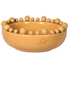 Mustard Bowl with Balls on Rim