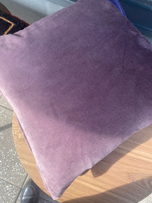  Lilac Cotton Velvet Cushion