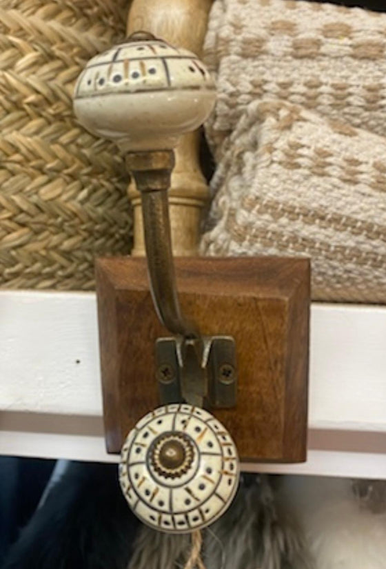 Wooden Single Hook