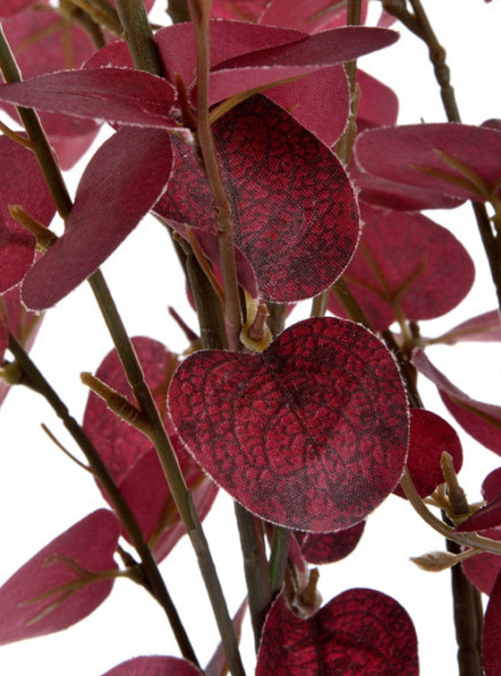 Autumn Eucalyptus | Burgundy | Artificial Silk Flowers