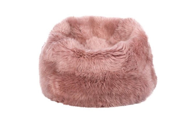 long hair sheepskin bean bags