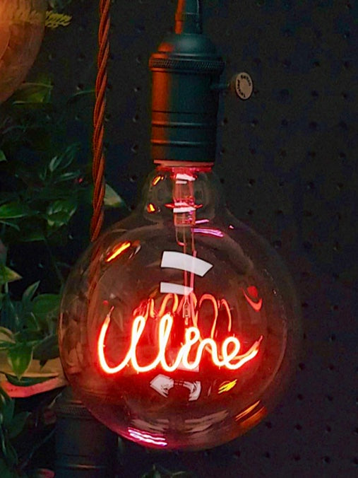 Red LED Filament Wine Bulb | Signage Lighting