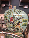 Hand Painted Jungle Pattern Vase