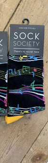 Music Note Socks