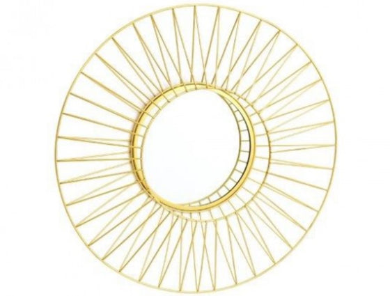 Round Wire Mirror